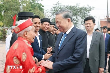 Tổng Bí thư Tô Lâm thăm và chúc Tết Đảng bộ, chính quyền và nhân dân tỉnh Hưng Yên