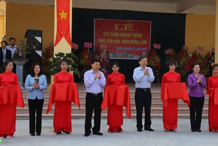 “Ngày hội Đại đoàn kết toàn dân tộc” tại khu dân cư thôn Đổng Lâm
