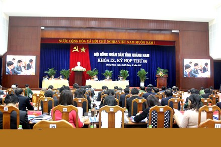 Quảng Nam khai mạc kỳ họp thứ 6, HĐND tỉnh khóa IX