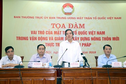Phát huy vai trò của Mặt trận Tổ quốc Việt Nam trong vận động và giám sát xây dựng nông thôn mới
