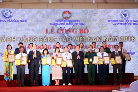 Công bố Sách vàng Sáng tạo Việt Nam năm 2018