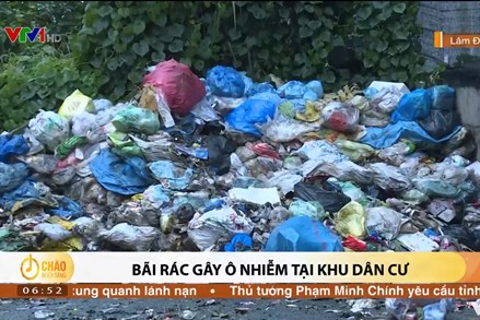 Alo Chào buổi sáng - VTV1 - 07/03/2022 - Bãi rác gây ô nhiễm tại khu dân cư
