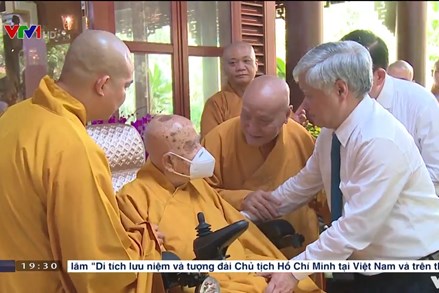 Chủ tịch Đỗ Văn Chiến chúc mừng Đại lễ Phật đản tại TP Hồ Chí Minh và tỉnh Đồng Nai