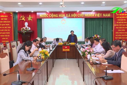 Phó Chủ tịch Nguyễn Hữu Dũng làm việc tại Lâm Đồng