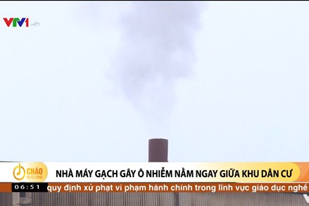 Alo Chào buổi sáng - VTV1 - 28/10/2022 - Nhà máy gạch gây ô nhiễm nằm ngay giữa khu dân cư