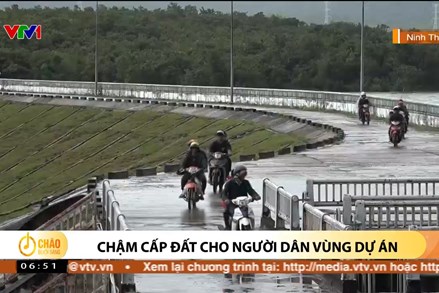 Alo Chào buổi sáng - VTV1 - 05/12/2022 - Ninh Thuận: Chậm cấp đất cho người dân vùng dự án