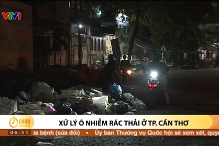 Alo Chào buổi sáng - VTV1 - 13/12/2022 - Xử lý ô nhiễm rác thải ở TP Cần Thơ