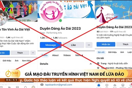 Alo Chào buổi sáng - VTV1 - 24/10/2023 - Giả mạo Đài Truyền hình Việt Nam để lừa đảo