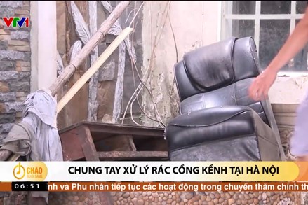 Alo Chào buổi sáng - VTV1 - 01/07/2024 - Chung tay xử lý rác cồng kềnh tại Hà Nội