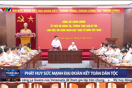 Thường trực Ban Bí thư làm việc với Đảng đoàn MTTQ Việt Nam