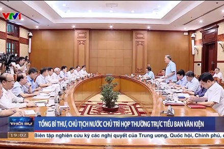 Tổng Bí thư, Chủ tịch nước chủ trì họp Thường trực Tiểu ban Văn kiện