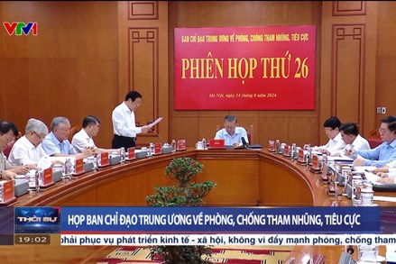 Họp Ban Chỉ đạo Trung ương về phòng, chống tham nhũng, tiêu cực