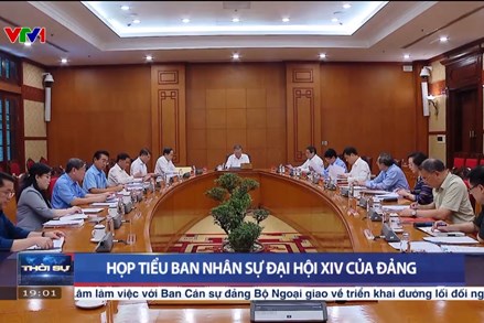 Họp Tiểu ban Nhân sự Đại hội XIV của Đảng