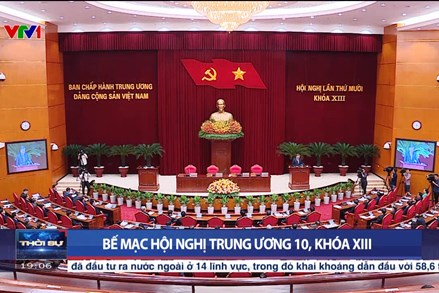 Bế mạc Hội nghị Trung ương 10, khoá XIII