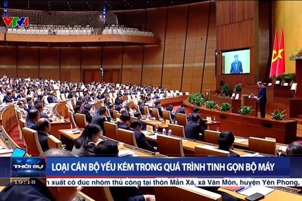 Loại cán bộ yếu kém trong quá trình tinh gọn bộ máy