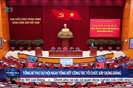 Tổng Bí thư dự Hội nghị tổng kết công tác tổ chức xây dựng Đảng