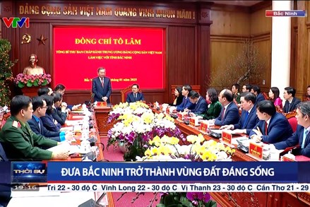 Tổng Bí thư Tô Lâm thăm và làm việc với tỉnh Bắc Ninh