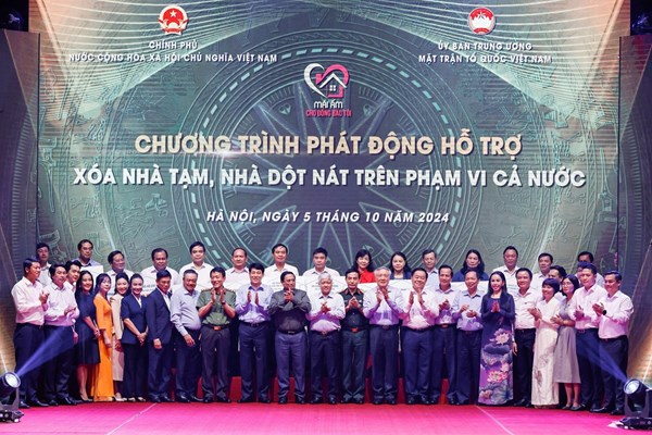 Chương trình phát động hỗ trợ xóa nhà tạm, nhà dột nát trên phạm vi cả nước