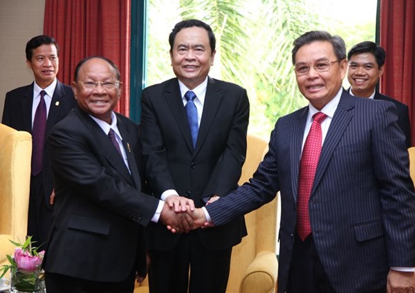 Chủ tịch UBTƯ MTTQ Việt Nam Trần Thanh Mẫn thăm hữu nghị chính thức Lào, Campuchia