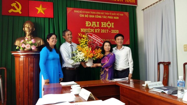 Đại hội Chi bộ Ban Công tác phía Nam Cơ quan UBTƯ MTTQ Việt Nam