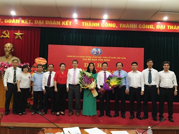 Đại hội Chi bộ Ban Tôn giáo Cơ quan UBTƯ MTTQ Việt Nam