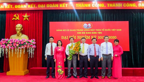 Đại hội Chi bộ Ban Dân tộc Đảng bộ Cơ quan Trung ương MTTQ Việt Nam 