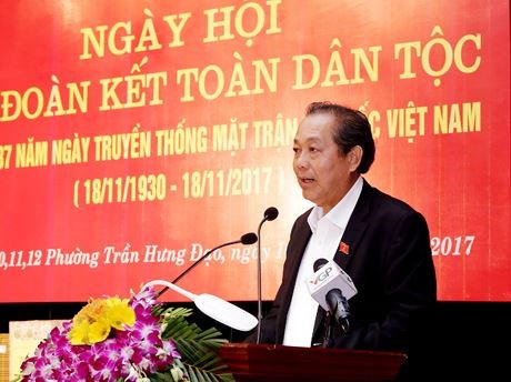 Ngày hội Đại đoàn kết toàn dân tộc tại Hà Nội - Ấm tình đoàn kết