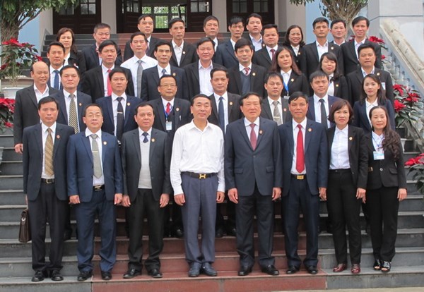 Chánh án Tòa án nhân dân tối cao Nguyễn Hòa Bình thăm và làm việc với Tòa án nhân dân hai cấp tỉnh Thái Nguyên 