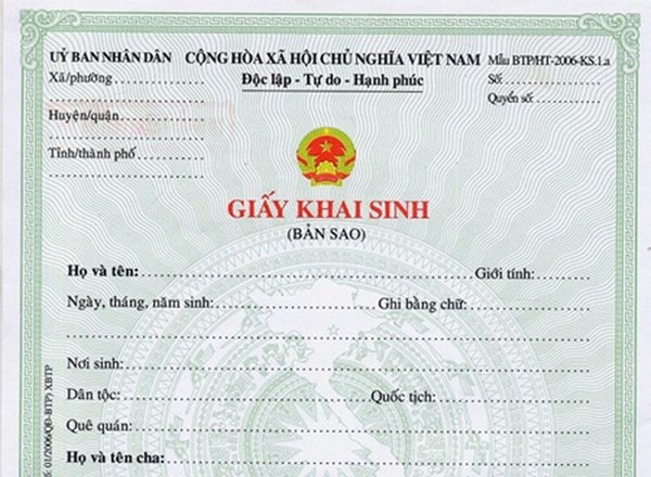 Cải chính hộ tịch khi sai thông tin trên giấy khai sinh