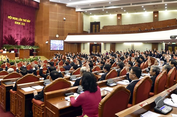 Toàn văn Thông cáo Báo chí về ngày làm việc thứ 5 Hội nghị Trung ương 7 