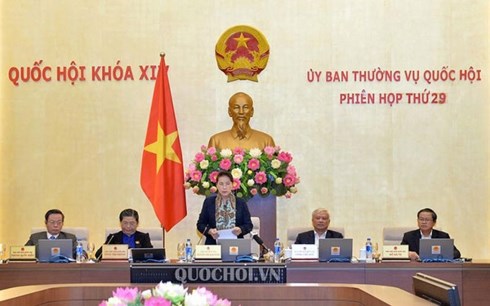 Bế mạc phiên họp thứ 29 của Ủy ban Thường vụ Quốc hội