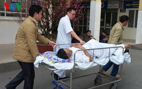 Bác sỹ, bệnh nhân "mất Tết" vì tai nạn giao thông