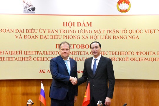  Đẩy mạnh trao đổi, hợp tác giữa MTTQ Việt Nam và Phòng Xã hội Liên bang Nga
