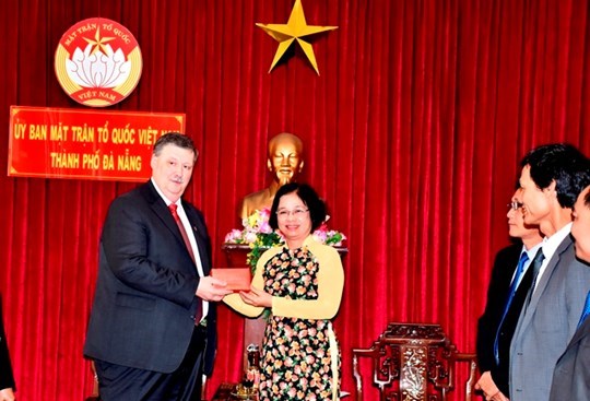  Tân Tổng Lãnh sự Nga tại Đà Nẵng chào xã giao Ủy ban MTTQ TP Đà Nẵng