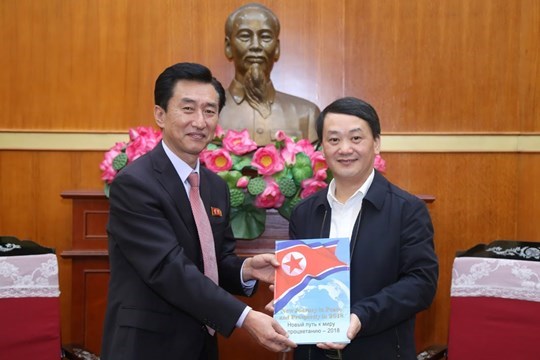  Tăng cường quan hệ hữu nghị, hợp tác Việt Nam - Triều Tiên