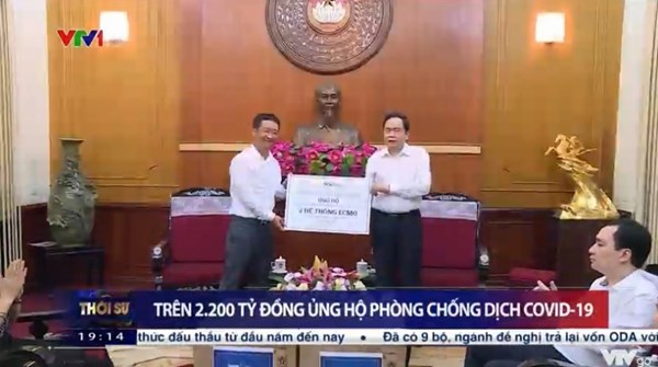 Trên 2.200 tỷ đồng ủng hộ phòng, chống dịch Covid-19