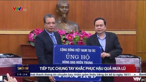 Thông qua MTTQ Việt Nam, nhiều tấm lòng hảo tâm tiếp tục chung tay ủng hộ đồng bào miền Trung