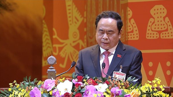 Toàn văn phát biểu tham luận của Chủ tịch Trần Thanh Mẫn tại Đại hội XIII của Đảng