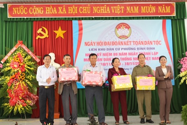 Bình Định: Ngày hội Đại đoàn kết liên khu dân cư phường Bình Định