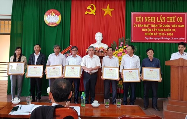 Bình Định: Hội nghị Ủy ban MTTQ Việt Nam huyện Tây Sơn lần thứ 3