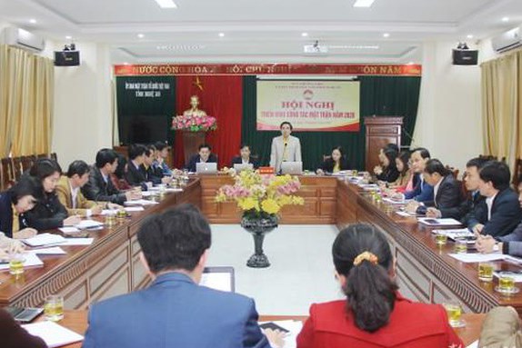 Ủy ban MTTQ tỉnh Nghệ An tổ chức hội nghị triển khai công tác Mặt trận năm 2020