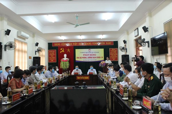 MTTQ tỉnh Tuyên Quang phát động ủng hộ phòng, chống dịch Covid - 19
