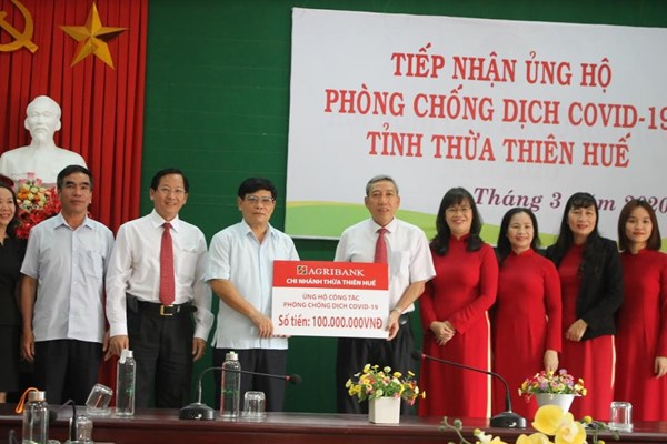 Thừa Thiên - Huế: Gần 400 triệu ủng hộ phòng chống dịch Covid-19
