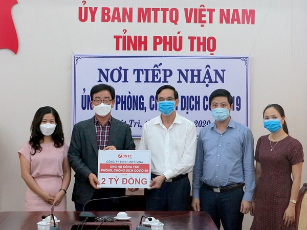 Phú Thọ: Mặt trận tiếp nhận 3,6 tỷ đồng ủng hộ phòng, chống dịch Covid-19