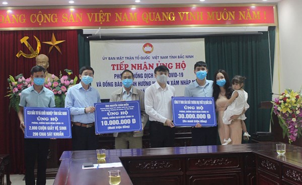 Bắc Ninh: Thêm nhiều nguồn lực ủng hộ công tác phòng, chống dịch Covid-19