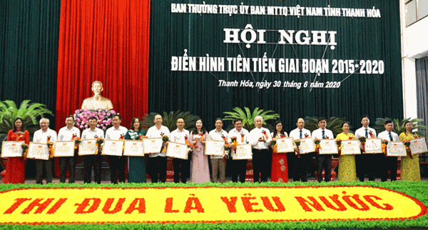 Hội nghị điển hình tiên tiến tỉnh Thanh Hóa giai đoạn 2015 - 2020