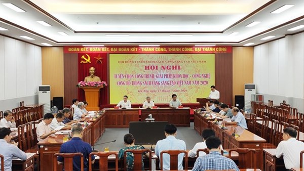 75 công trình, giải pháp tiêu biểu công bố trong Sách vàng Sáng tạo Việt Nam năm 2020