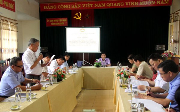 Ủy ban MTTQ Việt Nam tỉnh Lạng Sơn: Phản biện xã hội về dự thảo đề án quản lý công trình thủy lợi