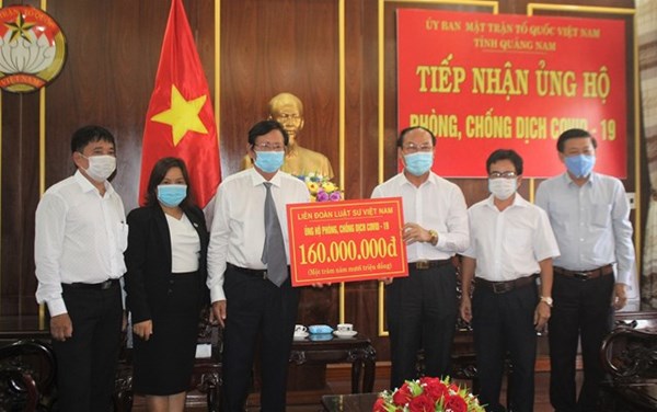 Mặt trận tỉnh Quảng Nam ủng hộ chống dịch Covid-19