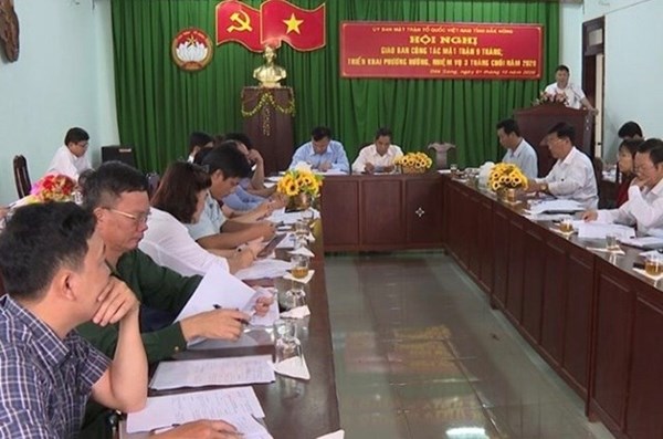 Ủy ban MTTQ tỉnh Đăk Nông: Tập trung thực hiện các các chương trình hướng đến người nghèo